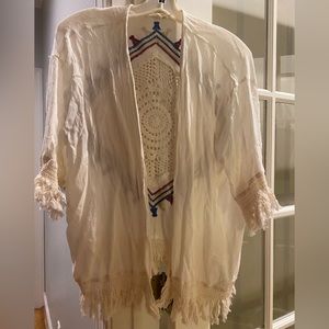 Entro Women's Loose Open Front Size Small